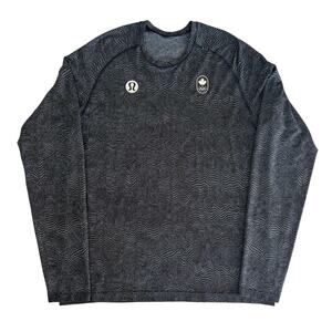 Lululemon Team Canada Metal Vent Tech Long-Sleeve Shirt 2.0 COC Logo XL